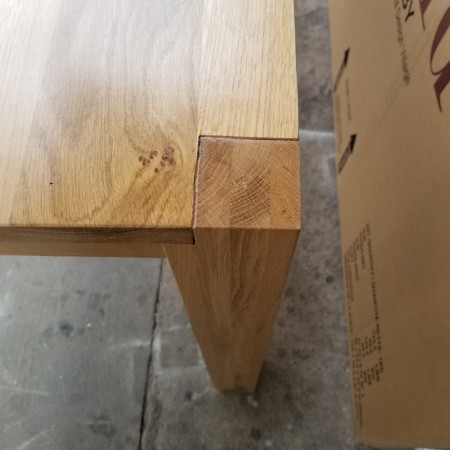 ChunKy Oak : Bàn Ăn Chân Trụ - Dài 1m8 x Rộng 90cm